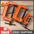 G-Clamp Mulai Ukuran 2 3 4 5 6 8 Inch Klem Catok Jepit Meja Clamp Press Wood Portable Hight Quality. 