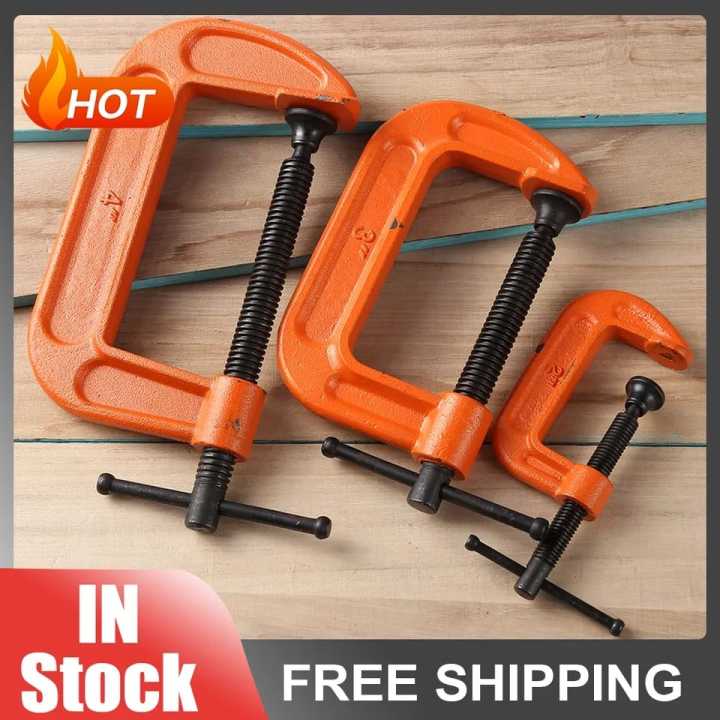 G-Clamp Mulai Ukuran 2 3 4 5 6 8 Inch Klem Catok Jepit Meja Clamp Press Wood Portable Hight Quality
