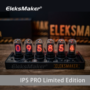 EleksMaker EleksTube IPS PRO Digital Clock Decoration Desk Home 6 Numbers Nixie Electronic RGB Retro Glow Tube Aluminium Alloy
