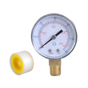 ECX270861 Pressure Gauge for Effective Water Pressure Monitoring in Pool Environment Professional And Home Use