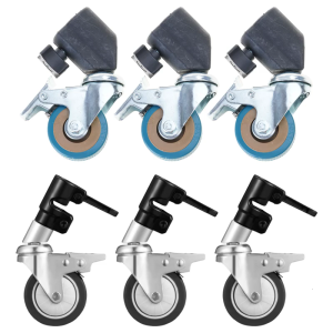 Chân đèn bánh xe đẩy xoay 360 độ tăng cường sự ổn định và tính di động trong các studio nhiếp ảnh