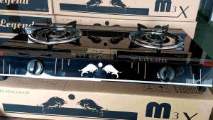 Bếp gas đôi mặt kiếng tốt hàng công ty