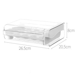 DXL Egg Storage Box Kitchen Refrigerator Drawer Egg Box Egg Storage Food Grade