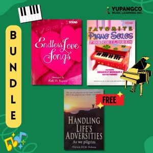 ENDLESS LOVE SONGS FOR PIANO / FAVORITE PIANO SOLOS FOR CHILDREN - CONTAINS LYRICS AND GUITAR CHORDS - BUNDLE with FREEBIES HANDLING LIFE ADVERSITIES BOOK
