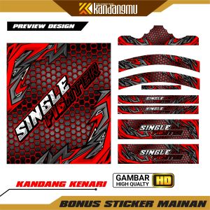 Jual Sangkar Burung Kenari Terlengkap & Harga Terbaru kandang motif racing