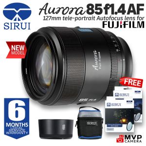 SIRUI AURORA 85mm F1.4 Full frame 127mm Equivalent Autofocus Teleportrait Lens Fuji X Mount MVP