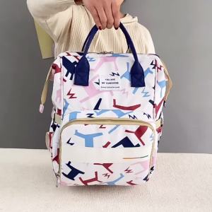 Wholesale Lightweight New Korean Mummy Bag Fashion Large Capacity out Baby Diaper Bag Insulating Milk Bottle Warehouse Baby Backpack