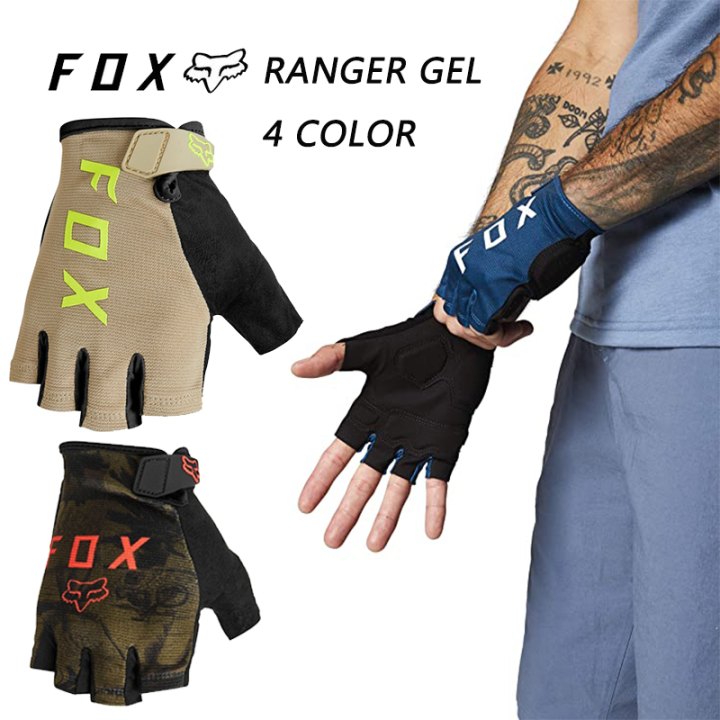 FOX 2022 New Ranger Gel Half Finger Mountain Bike Gloves 4 colors MTB Offroad Riding Gloves