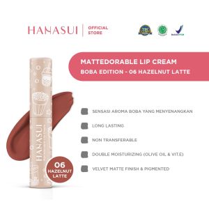 𝗝𝗨𝗡𝗞𝗜𝗘 𝗠𝗔𝗞𝗘𝗨𝗣 -HANASUI LIP CREAM BOBA EDITION