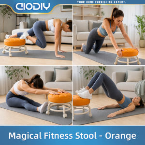 AIODIY Rolling Stool Full Body Workout Stool 360° Universal Wheels Fat Burning Exercise Stool Home Gym