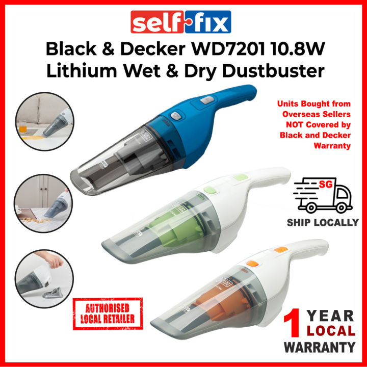 Black and Decker Wet & Dry dustbuster® Handheld Vacuum Cleaner WD7201