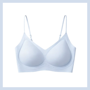 【OFFICIAL】Ultra-thin Seamless Support Bra 超薄凉感无痕内衣 Jelly Support Vest Bra Comfortable Wearing Experience Corset Support Bra Invisible Wireless Bra Cooling Seamless Bra Refreshing Summer Nude Feeling Soft Support Invisible Spaghetti Straps Bra