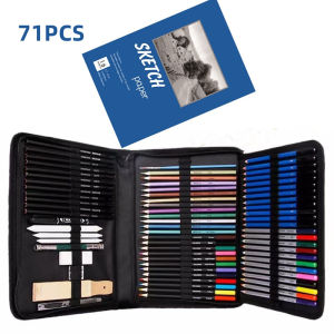 24/35/40/71/145pcs Sketch Pencil Set Artist Craft Professional Drawing Kit Graffiti Portable Student Art Supplies