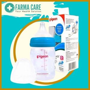 PIGEON BOTOL PP WIDE NECK 160ML dan 240ML/BOTOL SUSU BAYI