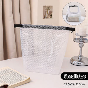 Large Capacity Waterproof Dry Bag Portable Storage Handbag Lightweight Cosmetic Shower Bag with Snap Buckle Lock EVA Storage Bag