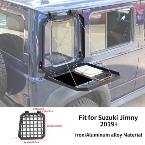 Cornerr Car Foldable Rear Window Glass Armor Shelf Frames fit for Suzuki Jimny 2/4 Door 2019 2020 2021 2022 2023 2024 5B8Q6