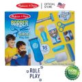 (ของแท้ USA) ของเล่นเด็กผู้ชาย โกนหนวด ตัดผม ปัตตาเลี่ยน Barber Shop Play Set Melissa & Doug รุ่น 31810. 