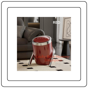 【JJ HOME】Minimalist Slanted Opening Trash Bin 12L | Lazy-Friendly Flip Top Garbage Can