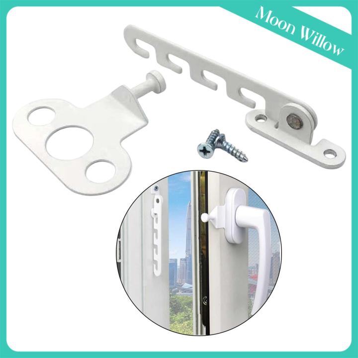 Moon Willow White Casement Stay Window Latch Limiter Lock Adjustable ...