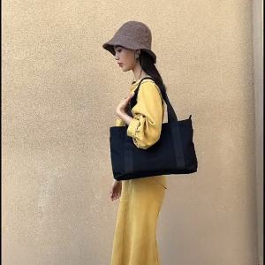 Cross-border waterproof nylon tote bag large-capacity shoulder handbag simple large cloth bag travel bag wholesale