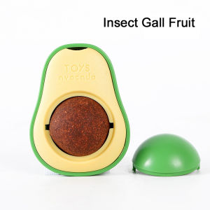 Avocado Catnip Mint Toys Rotating Mint Catnip Ball Molars Teeth Cleaning Treat Ball Interactive Cat Chew Toys