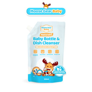 Moose Gear Baby Laundry Liquid Detergent 1000ml Fabric Softener Fabcon 500ml Bottle Cleanser 500ml