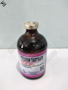 Veterinary Antibiotic Injection for Animals TYLOSIN TARTRATE 20% Solution Small to Large Dogs & Cats 100ml