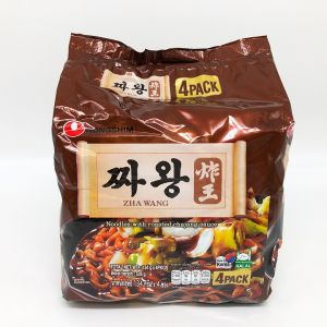 ขายยกแพ็ค นงชิม จาวัง 4 ซอง ZHAWANG 짜장면 บะหมี่ดำเกาหลี จาจังเมียน จาจังมยอน มาม่าเกาหลี 짜왕