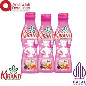 Kiranti Datang Bulan Lychee Isi 3pcs x 150ml