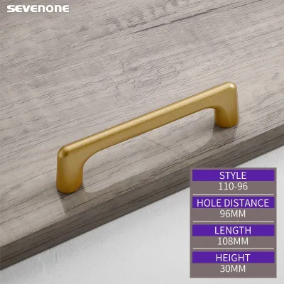 Furniture Handles Cabinet Knobs Gold Wardrobe Dresser Drawer Handle Kitchen Cupboard Pulls