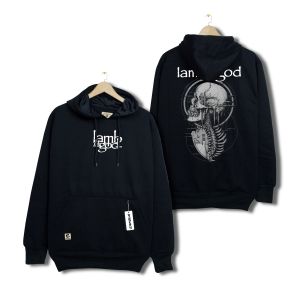 Sweater Hoodie Pria Distro Band Rock Metal Lamb Of God Keren Aesthetic Warna Hitam Lengan Panjang Motif Sablon Streetwear Kece Terbaru Terpopuler 2024
