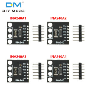 Diymore INA240A1แอมพลิฟายเออร์2/3/4ตรวจกระแสไฟโมดูล Ina240ตรวจสอบปัจจุบันโมดูลการจัดหากระแสสองทิศทาง