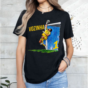 [Local Stock] HBESTY  Vozinha Cape Verde Goalkeeper Save Graphic Men Women Cotton T Shirt Casual Streetwear Football Fan Apparel Summer Daily Wear Top