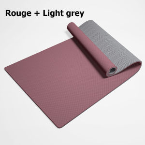 Premium 8MM TPE Yoga Mat Anti-Slip Soft High-Density Wider Design for Workout Fitness & Pilates