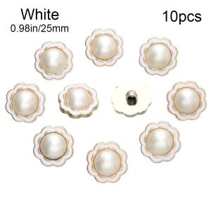 CHUN053634 10Pcs Chất lượng cao Nút may Tự làm Nút quần áo ngọc trai  chỉ Nút áo sơ mi Phụ kiện may vá