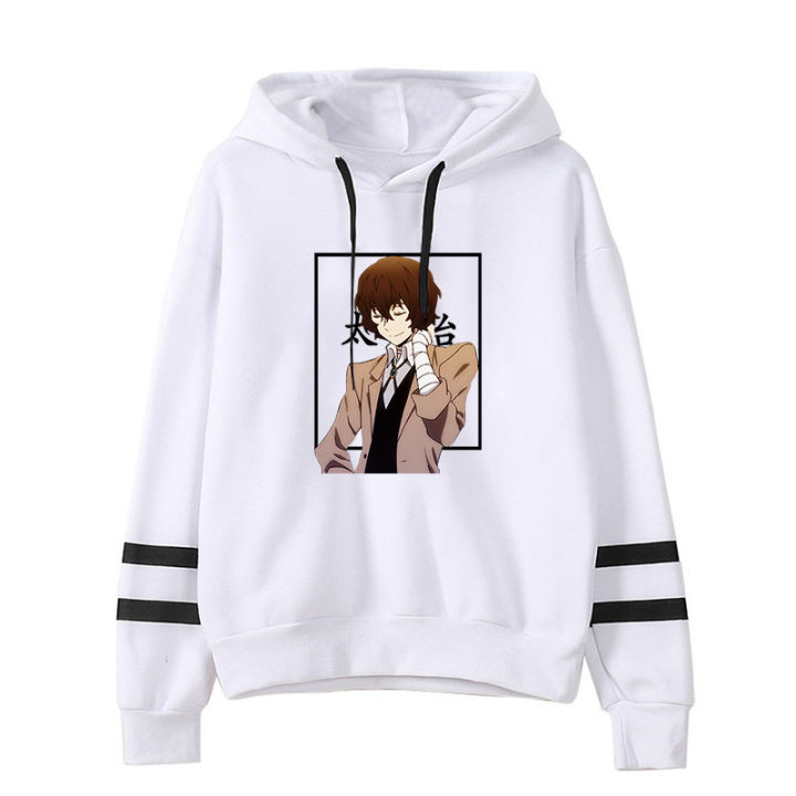 Bungou Stray Dogs Men Hoodies Women Long Sleeve Hooded