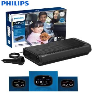 Máy khử mùi lọc không khí trên xe ô tô cao cấp Philips GP9301 Cảm biến chất lượng không khí 4 chiều - HÀNG NHẬP KHẨU (Bảo hành 12 tháng)