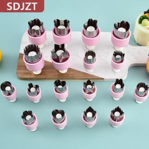 [COD] SDJZT เครื่องตัดคุ้กกี้ขนาดเล็กแบบกดสแตนเลสสำหรับเด็กแม่พิมพ์อบผักใช้งานได้สนุก