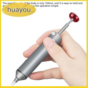 huayou 1Pc Aluminum Alloy Powerful Desoldering Pump Picker Suction Tin Soldering Pen Removal Vacuum Solder Iron Welding Repair Tool