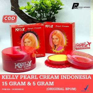 Kelly Pearl Cream Ukuran 15 gram dan 5 gram ORIGINAL