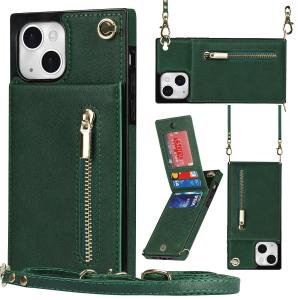 Crossbody Zipper Cards Solt Wallet Leather Case For iPhone 15 16 Pro Max 14 Plus 13 11 12 SE 2022 XS XR Lanyard Bag Purse Cover