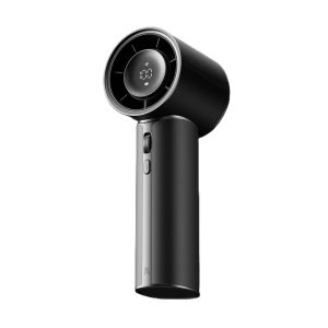 Jisulife Pro1 Mini Handheld Fan Portable Leather USB Rechargeable 100 Speed Adjustable Quiet Cooling Fan 30H Battery