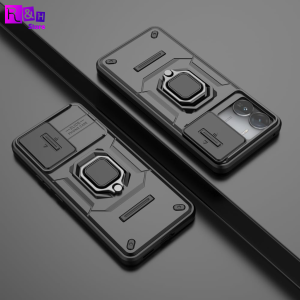 Case Vivo iQOO Z9 Z9X 5G Camshield Hardcase Ring Slide Camera Anti Slip TPU+PC