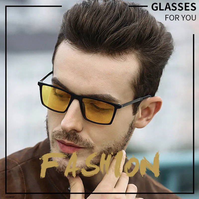 Polarized Sunglasses Men UV400 Sunglasses Shades For Men Sun Glasses  Anti-Glare Driver's Glasses