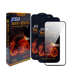 ESD Anti-Static Tempered Glass for iPhone 6 7 8 15 14 Plus 11 13 12 Pro Max XR X XS Max 12 13 Mini Anti Explosion Full Cover Screen Protector