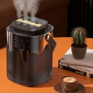 LABAICAI 3 lít Máy tạo độ ẩm không khí với đèn ngủ 3 vòi phun Máy khuếch tán tinh dầu Máy trị liệu bằng hương thơm Im lặng Máy khuếch tán hương liệu Mùa thu