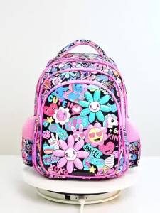 Smiggle Sunflowers  School Bag Large Capacity Waterproof Reduce The Burden of Primary School Bags