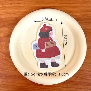 【Art Living】 Germany Cellulose Sponge Biodegradable Scouring Sponge Eco Friendly Cleaning Sponge Super Absorbent 德国进口木浆棉格子女孩木浆棉刷锅洗碗清洁神器吸水秒变大