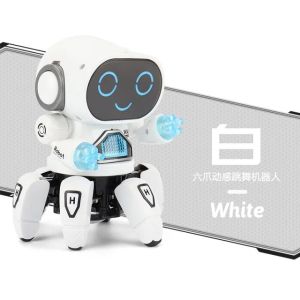 Emo Robot Smart Robots Dance Voice Command Sensor Singing Dancing Repeating Robot Toy for Kids Boys and Girls Talkking Robots emo ai robot emo robot pet ai robot pet