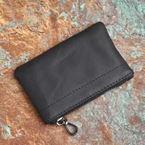 Fashion Short Wallet Purse High Qualty Genuine Cowhide Slim Card Clip Zipper Coin Pouch Cute Key Bag Multifunction Card Holder NASVA